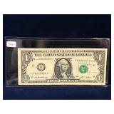 2009 USA $1 Bank Note