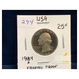 1984 S - USA Proof Washington Quarter