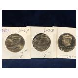 2002P 02D, 02S - USA Kennedy Nickel Half Dollars