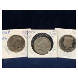 1988P 88D, 88S - USA Kennedy Nickel Half Dollars