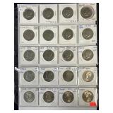 20 - 1971 to 2008 USA Kennedy Half dollars