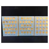 Buffalo Nickels book, 1913-1938D, 63 coins