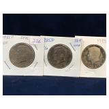 1985P 85D, 85S - USA Kennedy Nickel Half Dollars