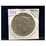 1923 S - USA Morgan Silver Dollar