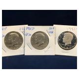 1981P 81D, 81S - USA Kennedy Nickel Half Dollars