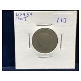 1907 USA Liberty Head Nickel