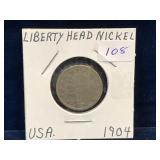1904 USA Liberty Head Nickel