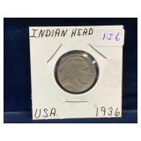 1936 USA Buffalo Nickel