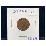 1864 USA Indian Head Penny