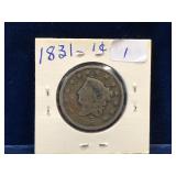 1831 USA Liberty Head Penny