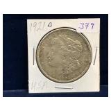 1921 D - USA Morgan Silver Dollar