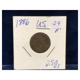 1886 USA Indian Head Penny