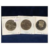 2004P 04D, 04S - USA Kennedy Nickel Half Dollars