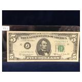 1963 USA $5 Bank Note