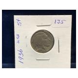 1936 USA Buffalo Nickel