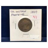 1839 UK  Farthing