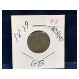 1879 -  UK Farthing