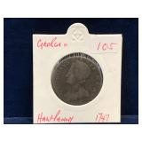 1747 - UK Half Penny