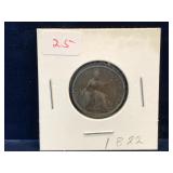 1822 UK  Farthing