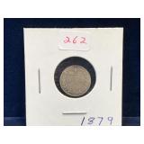 1879 UK Silver 3 Pence