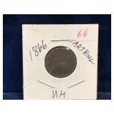 1866 UK Farthing