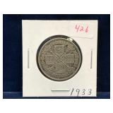 1933 UK Silver 1 Florin