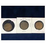 1931, 32, 33 - UK Half Penny coins (1 money)