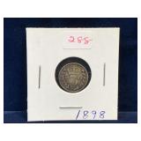 1898 UK Silver 3 Pence