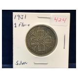 1931 UK Silver 1 Florin