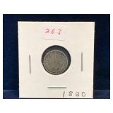 1880 UK Silver 3 Pence