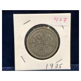 1935 UK Silver 1 Florin