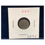 1895 UK Silver 3 Pence