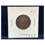 1859 UK  Farthing