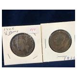 two 1826 - UK Half Penny