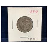 1899 UK Silver Shilling