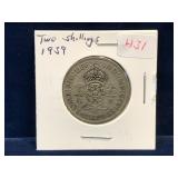 1939 UK Silver Two Shillings