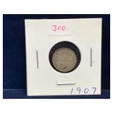 1907 UK Silver 3 Pence