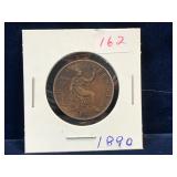 1890 - UK Half Penny