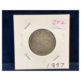 1897 UK Silver Shilling