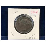1856 - UK Half Penny