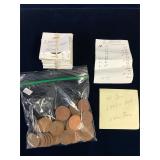 1971 - 2011 UK 2 New Pence, 70 assorted coins