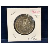 1946 UK Silver Two Shillings