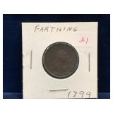 1799 UK  Farthing