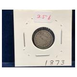 1873 UK Silver 3 Pence