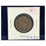 1893 - UK Half Penny