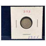 1905 UK Silver 3 Pence