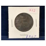 1867 UK Penny