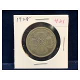 1928 UK Silver 1 Florin