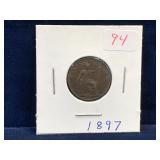 1897 - UK Farthing