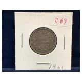 1861 UK Silver Shilling